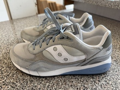 Saucony Shadow 6000 Gray Blue White Low Size 10 Mens Sneaker 
