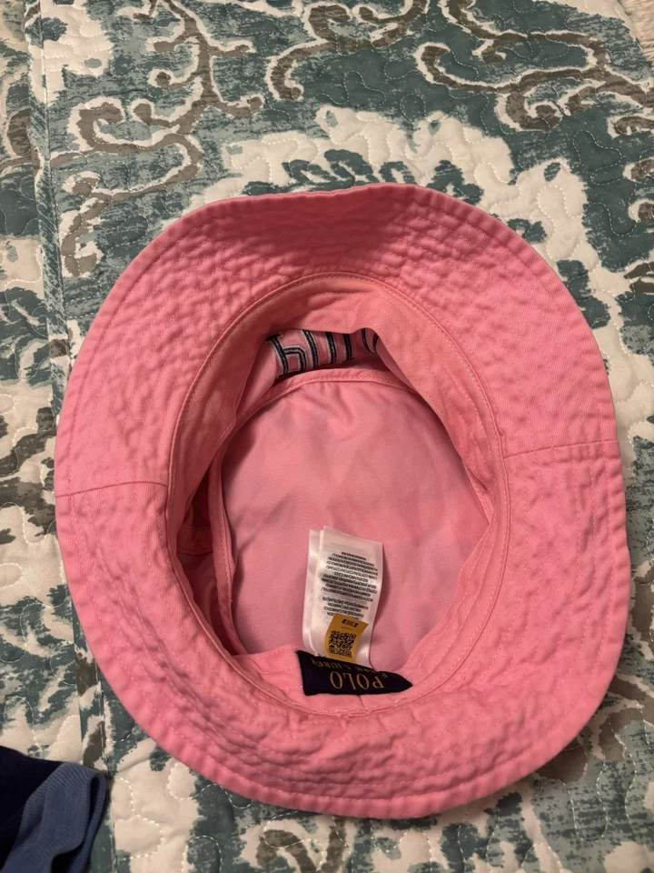Chapéu tipo balde rosa Ralph Lauren tamanho GG - Imagem 4 de 4