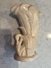 Vintage McCoy Pottery Swan Vase White 9in Glossy Color