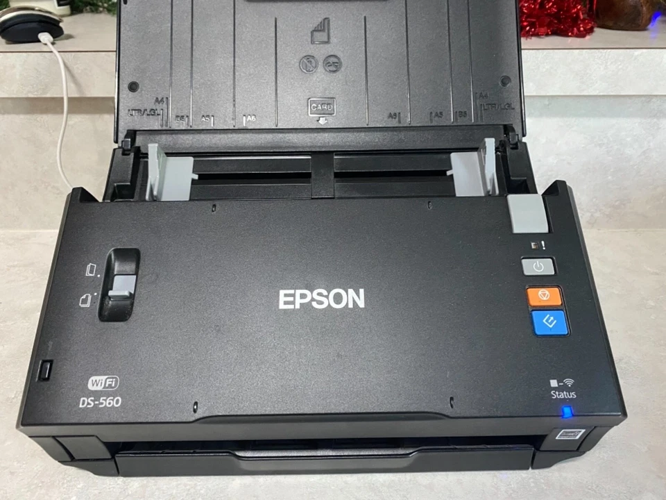 Epson WorkForce DS-560 Wireless Color Document Scanner - Image 4 of 4