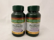 Probiotic Acidophilus 100 Million Cfu 100 Tablets 2-Pack Vegetarian Exp 08/26