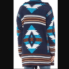 Cocogio Fringe Cardigan Sweater  Size S