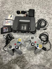 NINTENDO 64 N64 CONSOLE PAL SET UP + 2 CONTROLLERS + 3 GAMES