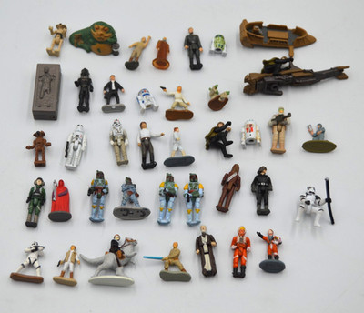 Star Wars Micro Machines Action Fleet Mini-figures Boba Solo Luke Ben Lot of 39