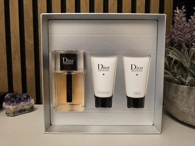 Dior Homme Eau De Toilette 3,tlg Set Parfum,After Shave Balm, Shower Gel Neu 