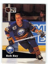 Rob Ray 1991 Buffalo Sabres Hockey Card