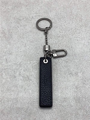 LOUIS VUITTON keychain Porte Crée Tab_BLK cowhide Black mens