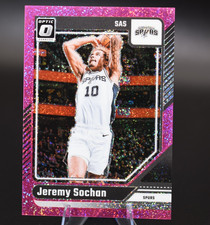 2024-25 Panini Donruss Optic - Jeremy Sochan #196 Pink Glitter Prizm /275