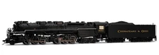 HR2952S Cheseapeake Ohio Articulated Locomotive 2-6-6-6 Allegheny 1653/Dcc sound