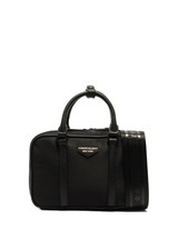 Borsa a Mano Nera Marc Ellis Poliestere Zip Tracolla Rimovibile Black