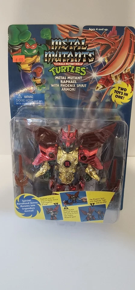 Raphael con Phoenix Spirit TMNT Metal Mutants - NUEVO SELLADO -- EXCELENTE+++ Foto 3 de 4