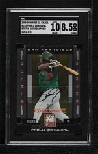 2008 Donruss Elite Extra Edition Rookie 3/5 Pablo Sandoval SGC 8.5 Auto 0ey4