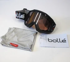 Bolle Ski & Snowboard Goggles Amber Lens & Black Frames Winter Sport Adjustable