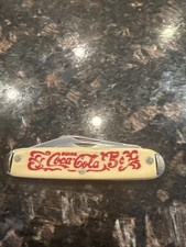 Vtg Drink Coca Cola 5 Cents-3 1/2" Pocket Knife Made in USA