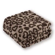 Grey Heart Throw Blanket For Couch Cute Throw For Women 50x60 Inches