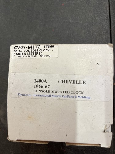 NEW! 1966 1967 Chevelle QUARTZ CLOCK For Dash Cluster - Battery