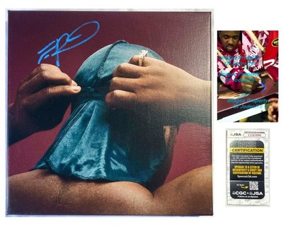 ASAP Ferg Signed 12x12'' STILL STRIVING Album Cover Canvas Print EXACT Proof JSA
