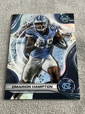 2024 Bowman Best U Omarion Hampton Refractor #42 Tar Heels