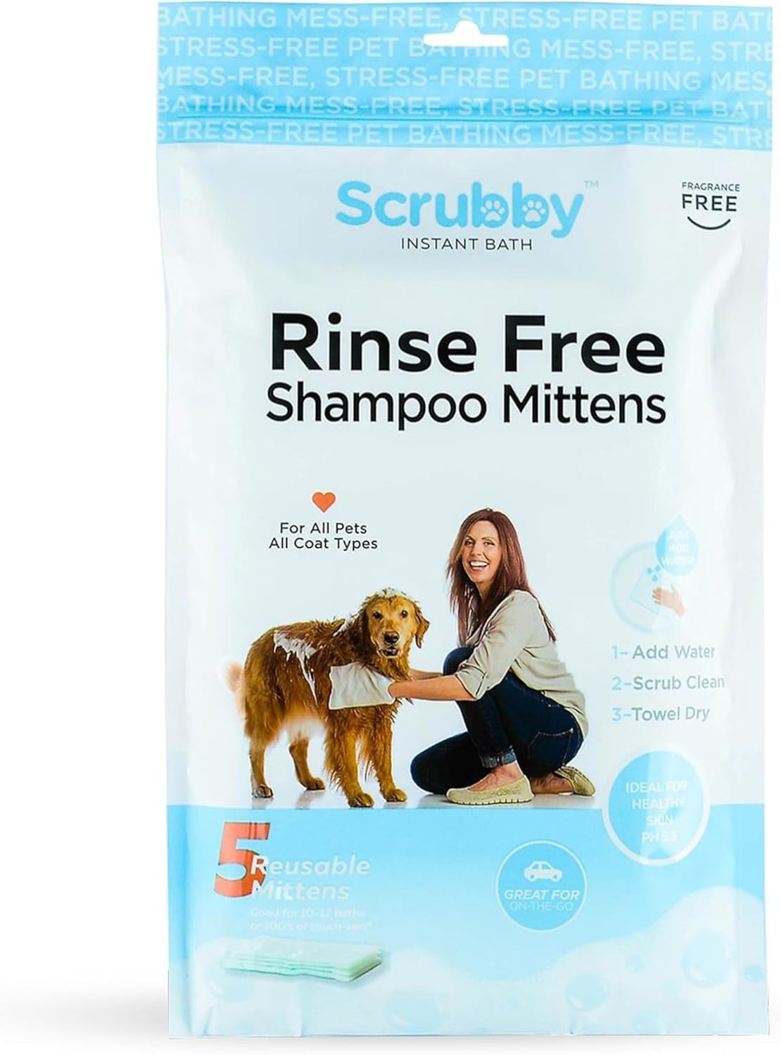 Mittens | Dogs & Cats | Bath Wipes | Bat