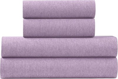 Jersey Knit Sheet Set, Cotton Blend, T-Shirt & Pajama Feel, Deep Pocket,