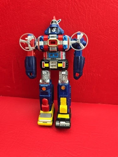 VTG 1982 Voltron Robot Transformers Die-Cast Action Figure 6" Dairugger GB-73