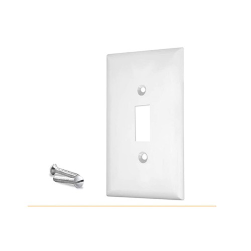 4PCS Interruttore Pannello Meccanico Casa Luce LED Parete con Viti (Bianco) - Foto 4 di 11