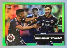 New England Revolution 2023 Topps MLS Green Foil /75 New England Revolution