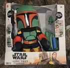 Star Wars BOBA FETT 12" PLUSH w/Rocket Pack Launching Feature Collector's Item — photo 1