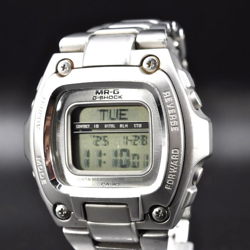 Casio Mrg 210 CASIO G-SHOCK MRG-210T Men's Wristwatch Silver