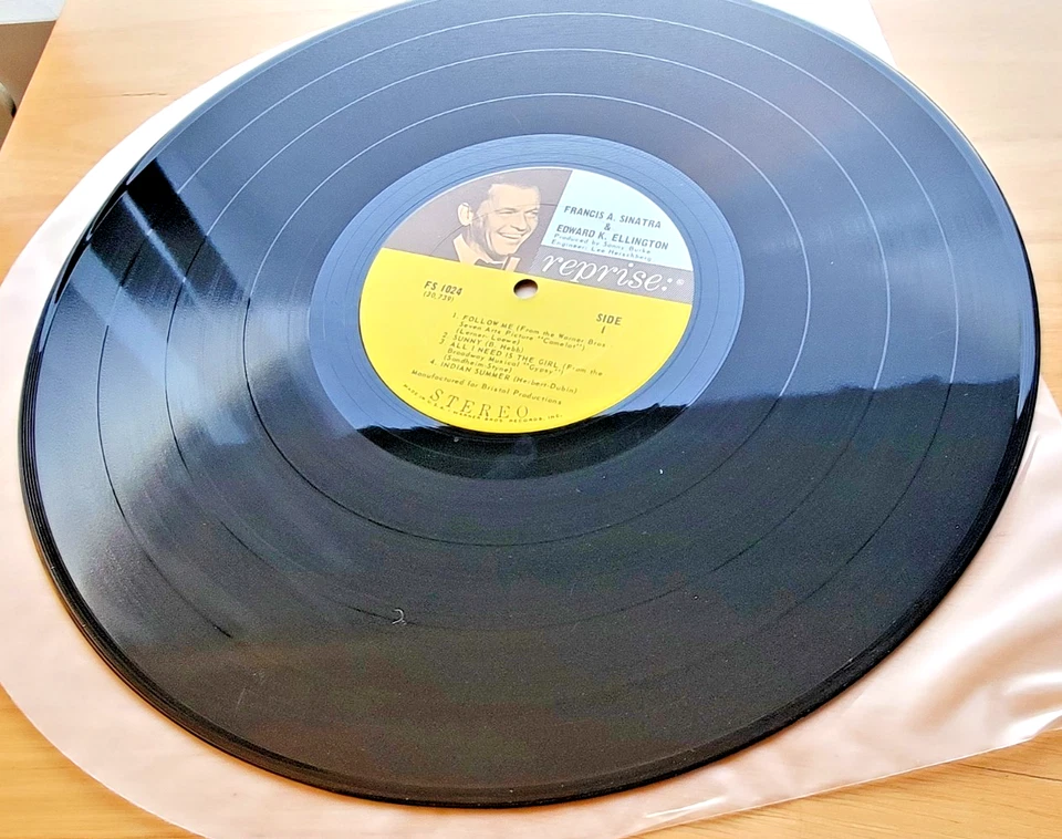 Frank Sinatra Duke Ellington /Frances A and Edward K 1967 LP EX Play Tested Wow - Image 3 of 4