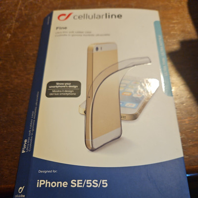Cellularline Fine Schutzcover Für Iphone Se/5s/5  In Transparent