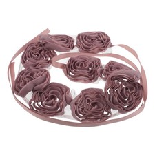  Cintura floreale per abito da sposa - Cintura da sposa elegante in poliestere