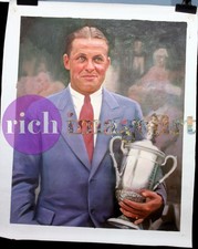 Bobby Jones Golf Champion US Open Amateur Golfer Original Oil Painting Canvas