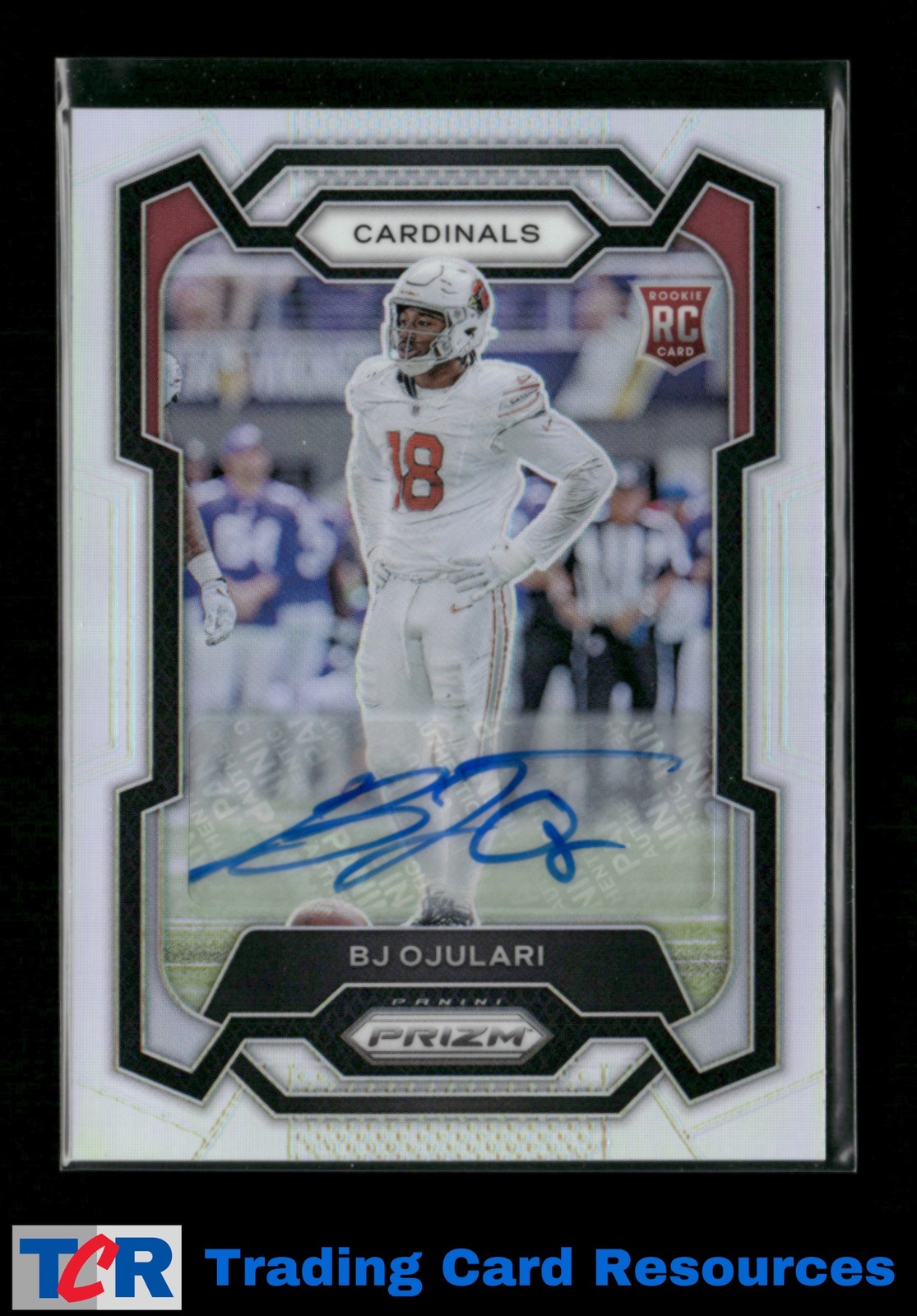 2023 Panini Prizm #301 BJ Ojulari Prizm Silver Auto