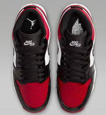 Jordan 1 Low Cleats Red White Black Little/Big Kids' GS Size 10C - 6Y