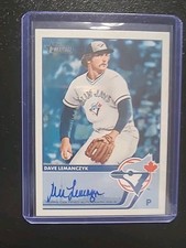 Topps 2026 Heritage Dave Lemanczyk Expansion Autographs Blue Jays Certified