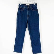 Abercrombie  Fitch Size 25 Curve Love The Ankle Straight Jeans Ultra High Rise
