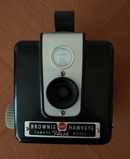 Vintage Kodak Brownie Hawkeye Film Camera Flash Model USA Untested
