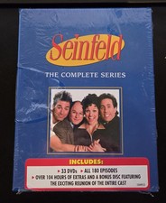 NEW with Ripped Plastic Seinfeld The Complete Series DVD, 2013, 33-Disc Set