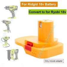 For Ridgid Aeg18V Battery Convert to for Ryobi 18V Li-ion Battery Tools Adapter