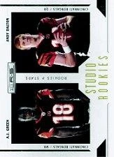 2011 Rookies and Stars Studio Rookies Combos #8 A.J. Green Andy Dalton - Picture 1 of 2