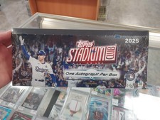 2025 Topps Stadium Club Baseball Hobby Box Factory Sealed New 1 Auto Per Box