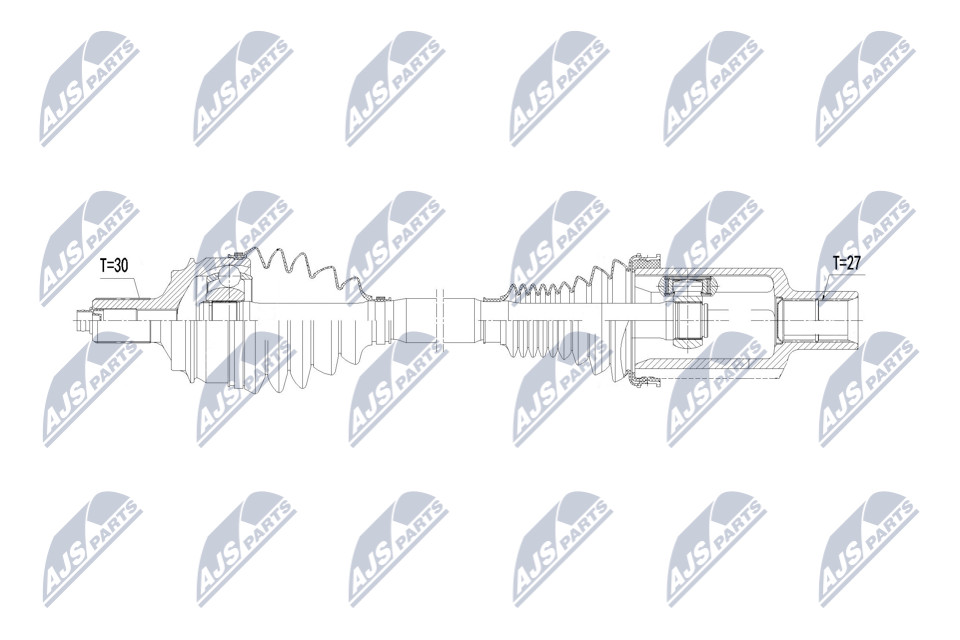 N.T.Y. NPW-ME-186.NTY Drive Shaft for MERCEDES-BENZ