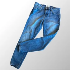 Current/Elliott High Waisted Ankle Skinny Darcy Blue Jeans in Size 31