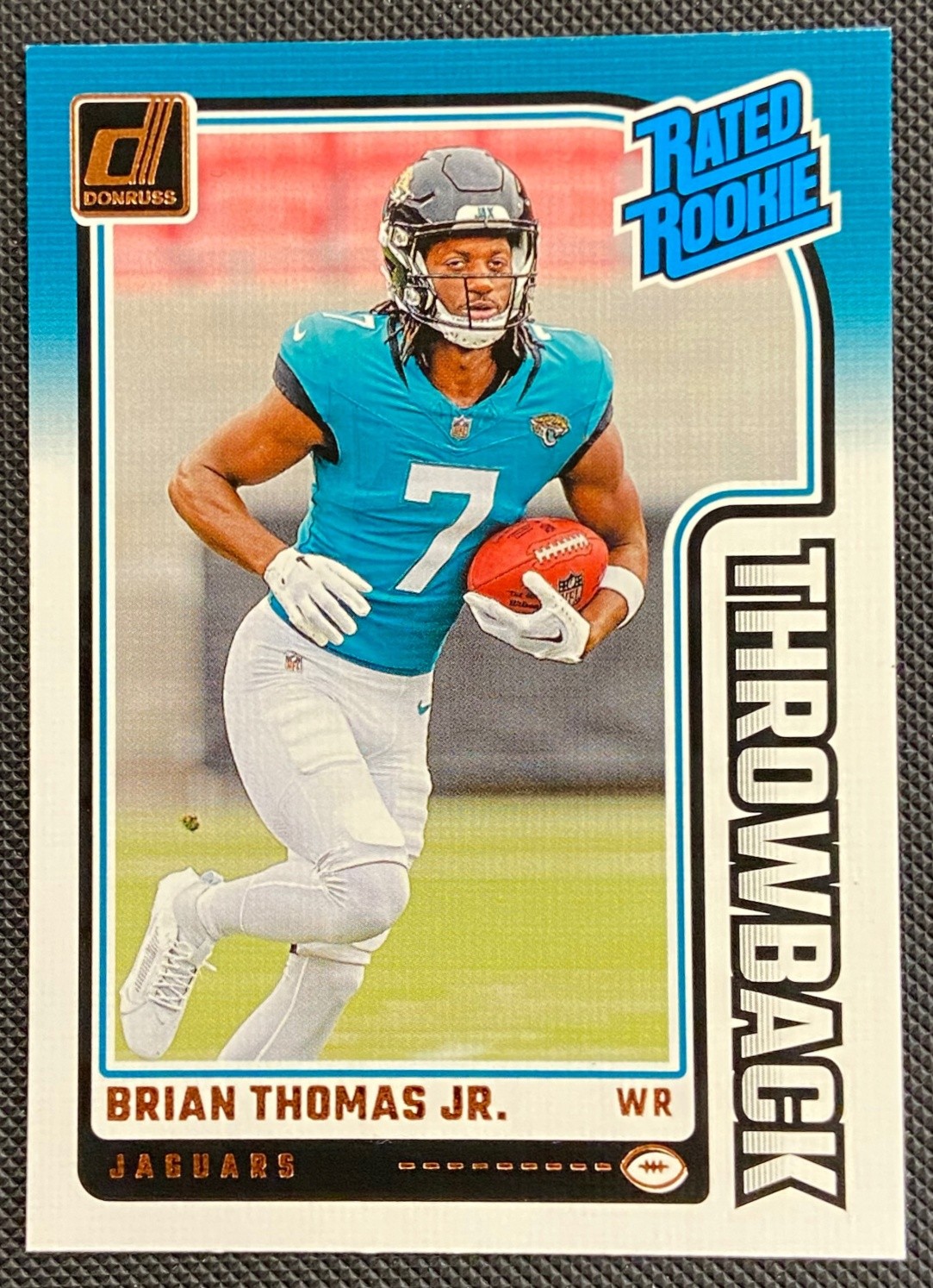 2024 Donruss Brian Thomas Jr Rated Rookies Throwback #7 Rated Rookie