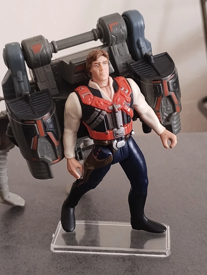 star wars figurine Han Solo smuggler flight pack 1996 l'univers étendu - Photo 1/1