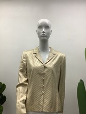     Kasper Women's Blazer Jacket   Size 12   Gold   Elegant  Sophisticated    
