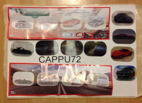 Kinder surprise porsche