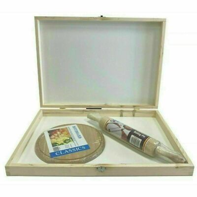 chapati★ 3PC Durable Roti Flour Box Chappati Box Atta Box Wooden Roti