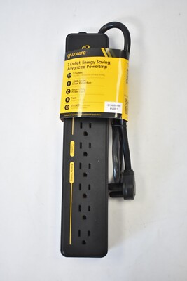 PlugLoad 7 Outlet Energy Saving Advanced Powerstrip Black PL007 219202610